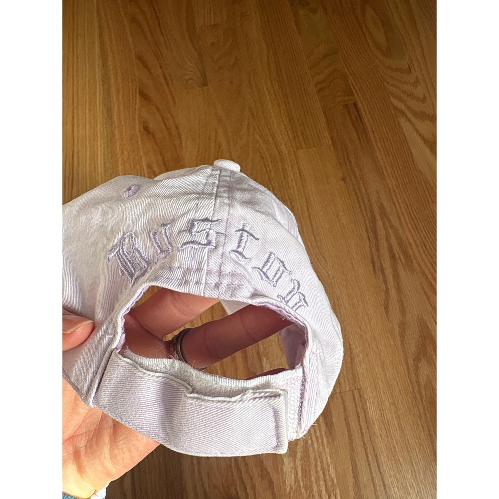 BayState Apparel Boston B Logo Lavender Purple Cotton Baseball Cap Dad Hat - Picture 3 of 3
